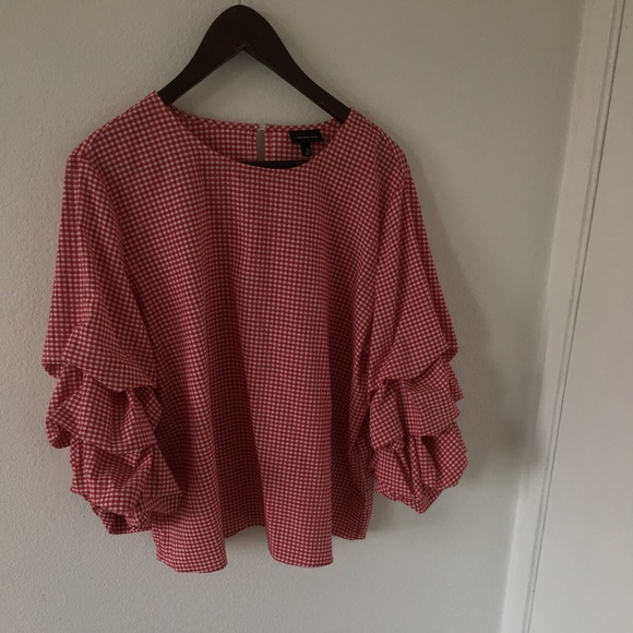 Who What Wear Tops - plaid blouse